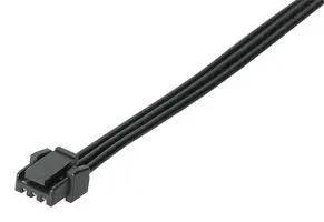 CABLE ASSY, 3POS, RCPT-RCPT, 17.7" 45111-0305