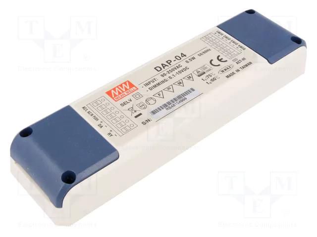 Converter DALI-PWM; Communication: PWM; 127÷431VAC; 90÷305VDC MEAN WELL DAP-04