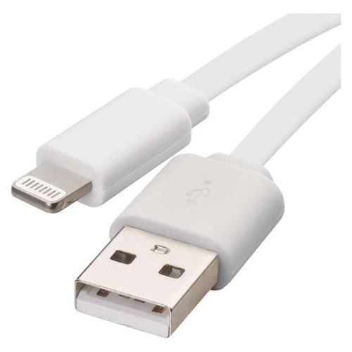 USB cable 2.0 A/Male - i16P/Male 1m white, EMOS SM7013W 8592920015575