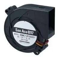 BLOWER, 97.1X33MM, 12VDC, 65.3CFM, 69DBM 9BMC12P2G001
