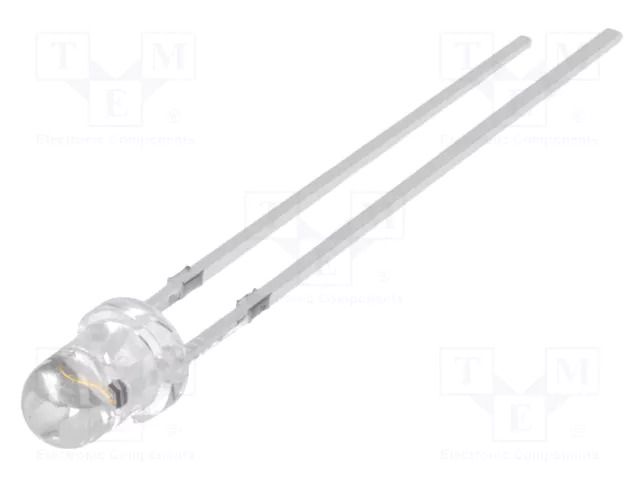 LED; orange; 3mm; blinking; 2180÷3000mcd; 30°; 3÷5VDC; 20mA OPTOSUPPLY OSO5RS3131A