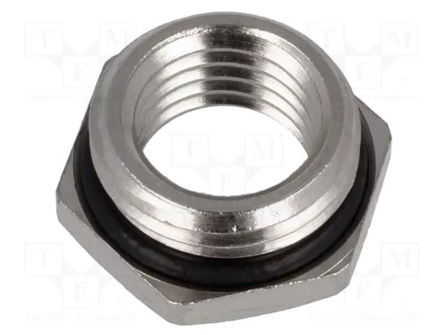 Reduction of threads for glands; Int.thread: M12; brass; 18mm LAPP MR-M16/M12-HEXA