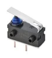 MICROSWITCH, LEVER, SPST-NC, 0.1A, 12VDC D2AW-ER062D R