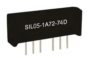 REED RELAY, SPST-NO, 0.5A, 500V, TH SIL24-1A75-71L