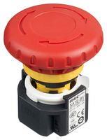 E-STOP PB SW, DPST-NC, 3A, 250V, QC XA1E-BV402R