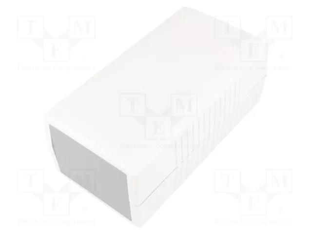Enclosure: with panel; X: 80mm; Y: 150mm; Z: 60mm; ABS; light grey GAINTA G447