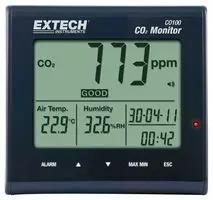 AIR QUALITY CO2 MONITOR, 0PPM TO 9999PPM CO100