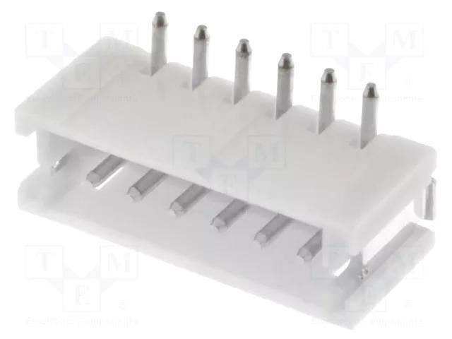 Connector: wire-board; socket; male; ZH; 1.5mm; PIN: 6; SMT; 50V; 1A JST B6B-ZR-SM4-TF