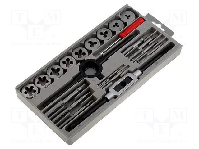 Kit: taps; hardened and heat treated; 21pcs. C.K CK-4032