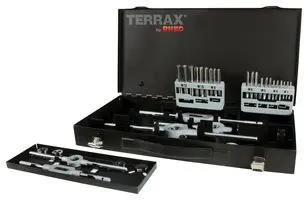 THREAD CUTTING SET, 37PCS, STEEL CASE A245020