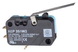 LIMIT SWITCH, LEVER ARM, SPDT, 15A, 250V XEP3S1W2B524