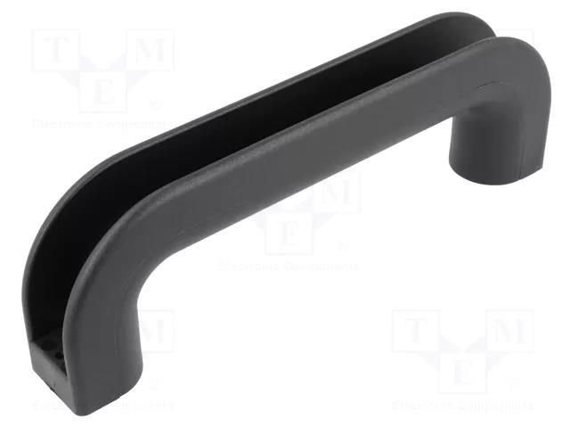 Holder; polyamide; black; H: 60mm; L: 188mm; W: 28mm; handle FATH FA-092017