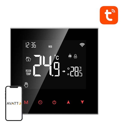 Smart thermostat Avatto WT100 water heater 3A Wi-Fi TUYA, Avatto WT100-WH-3A