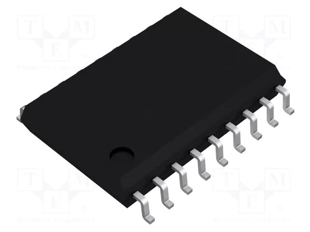IC: PIC microcontroller; 750B; 20MHz; ICSP; 2÷5.5VDC; SMD; SO18 MICROCHIP TECHNOLOGY PIC16F54-I/SO