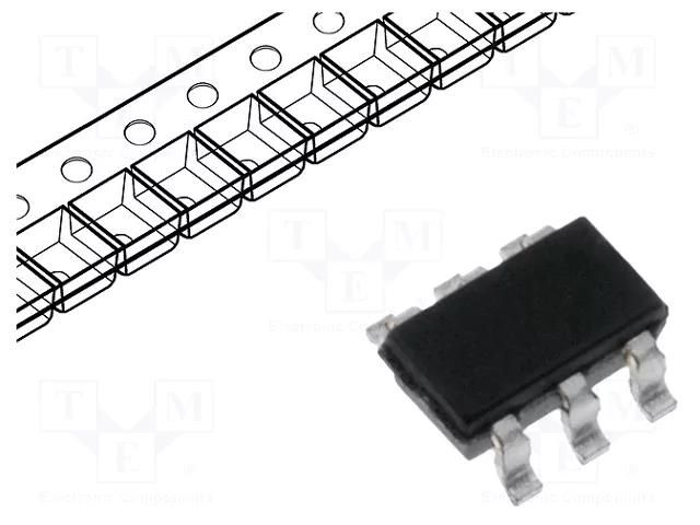 IC: digital; buffer,non-inverting; Ch: 2; SMD; SOT26; LVC; -40÷125°C DIODES INCORPORATED 74LVC2G07W6-7