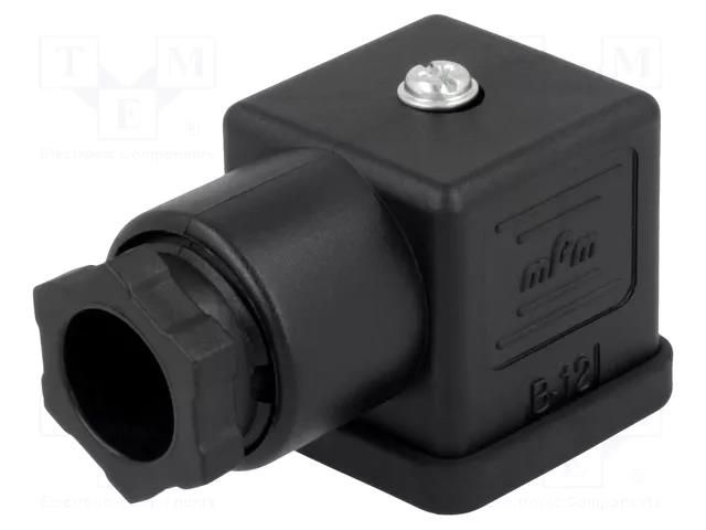 Connector: valve connector; plug; form A; 18mm; female; PIN: 4; 250V MOLEX MX-1210230377