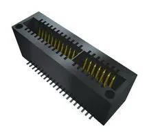 CARD EDGE CONN, DUAL, 10POS, SMT MEC1-105-02-F-D-NP-A-K-TR