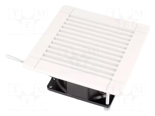 Fan: AC; axial; 230VAC; 80x80x38mm; 24m3/h; 30dBA; ball; IP54 Alfa Electric ALFAA500BPB