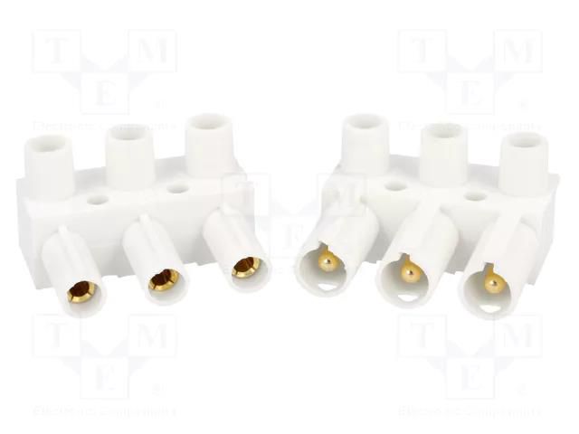 Connector: pluggable terminal block; screw terminal; 10A; 500V ENCITECH 7600-0002-03