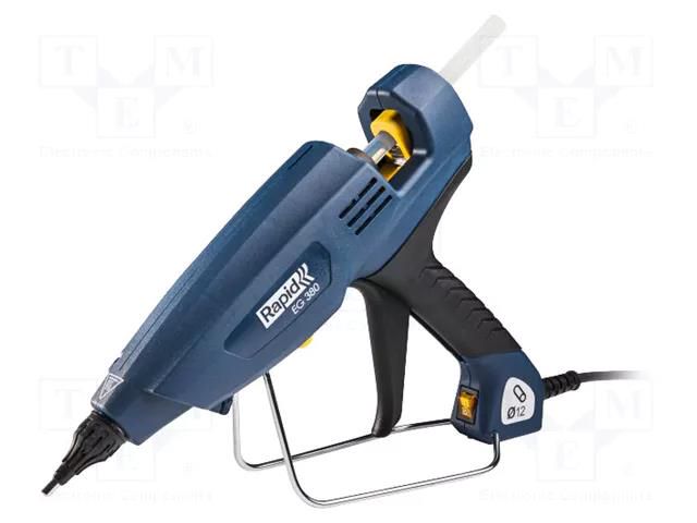 Hot melt glue gun; Ø: 12mm; 400W; 120÷240°C; 5min; 230VAC RAPID RAP-EG380