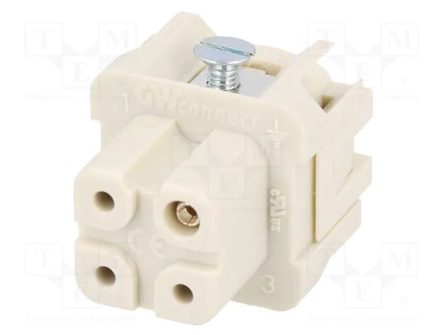 Connector: HDC; contact insert; female; GWconnect; PIN: 4; 10A; 400V MOLEX MX-93601-0121