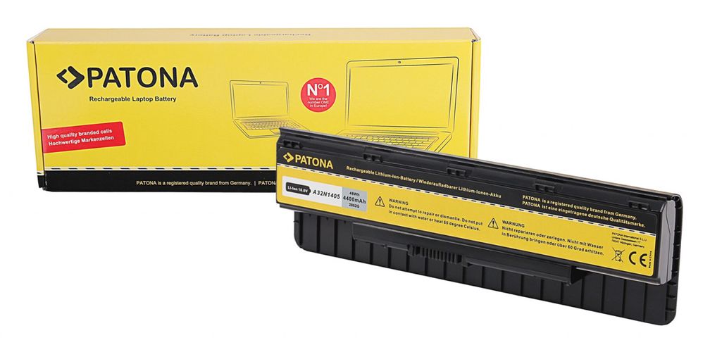 PATONA Battery f. Asus GL771 G551 Serie A32N1405 A32N14O5 A32NI405, PATONA 2862 4055655229647