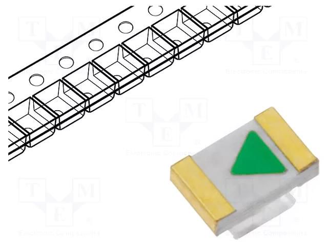 Phototransistor; 0805; 940nm; 30V; 120°; Lens: transparent KINGBRIGHT ELECTRONIC KP-2012P3C