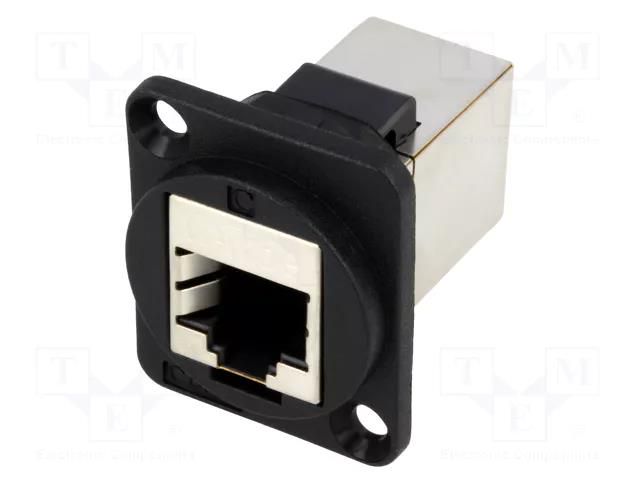 Coupler; FT; Cat: 5e; shielded; 8p8c; RJ45 socket,both sides CLIFF CP30220S