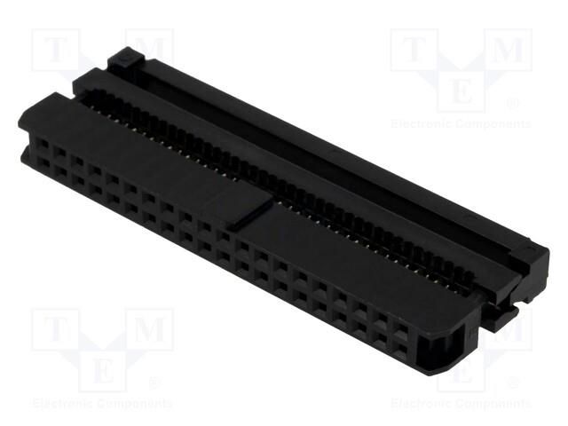 Connector: IDC; plug; female; PIN: 40; IDC; for ribbon cable; 2mm CONNFLY DS1017-40MA2