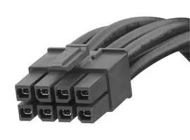 CABLE ASSY, 8POS, RCPT-RCPT, 150MM 45136-0801