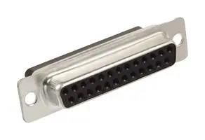 D SUB HOUSING, RCPT, 25POS, DB, METAL 865625SLTLF