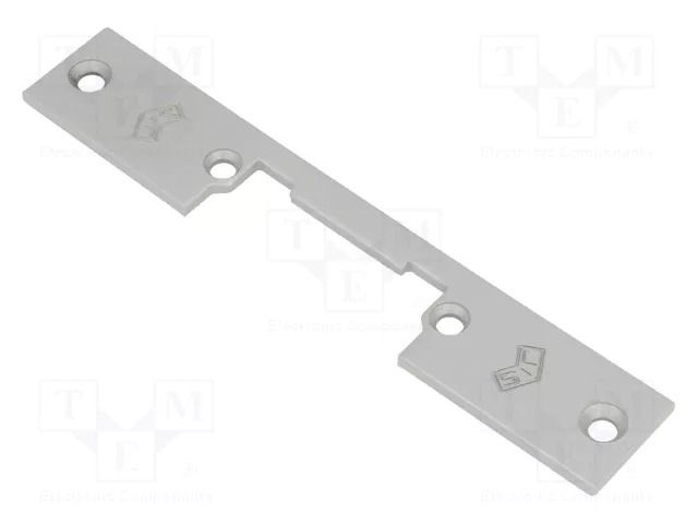 Frontal plate; for electromagnetic lock; grey; steel; 1400 LOCKPOL LOC-909G