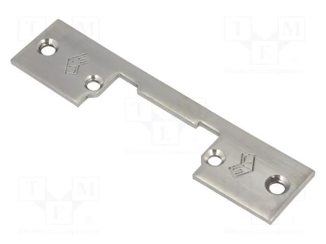 Frontal plate; for electromagnetic lock; stainless steel LOCKPOL LOC-900X