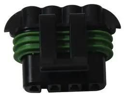 HOUSING CONN, RCPT, 4POS, BLACK 15337220