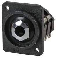 PHONE STEREO JACK, 6.35MM, 3POS, PANEL CP303080