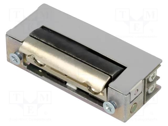 Electromagnetic lock; 22÷25VDC; reversing,with adjustable hook LOCKPOL LOC-1411RF-24DC