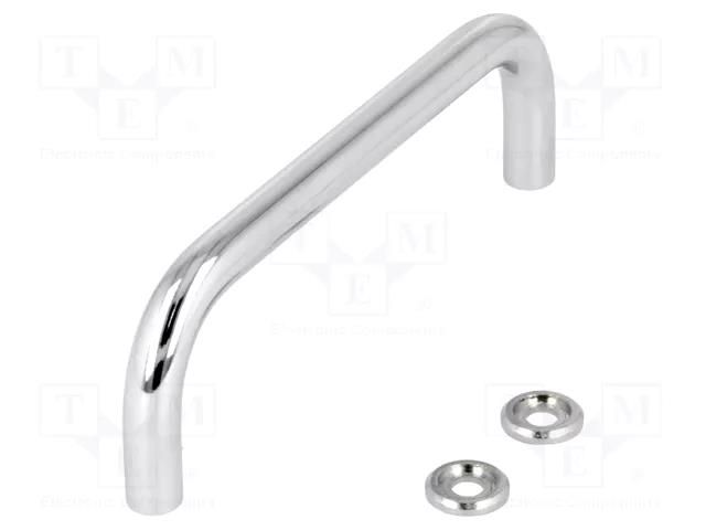 Holder; chromium plated steel; chromium plated; H: 35mm; GN 425 ELESA+GANTER GN425-8-96-CR