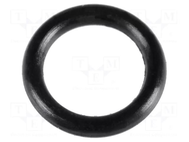 O-ring gasket; NBR caoutchouc; Thk: 0.6mm; Øint: 2.75mm; black FIX&FASTEN FIX-OR-2.7