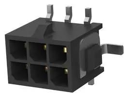 CONNECTOR, HEADER, 6POS, 3MM, PCB 3-794638-6