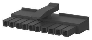 RCPT HOUSING, 10POS, NYLON 66/6, BLACK 1-1445022-0