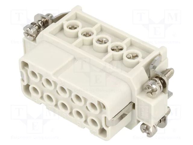 Connector: HDC; contact insert; female; GWconnect; PIN: 10; 16A MOLEX MX-93601-0137