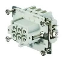 HEAVY DUTY INSERT, RCPT, 6+PE, 20-12AWG HDC HE 6 FP