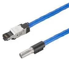 CIR CABLE ASSY, 8POS PLUG-RJ45 PLUG, 1M HDC XX6A01 MMSRJ45-0100