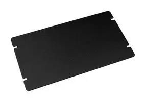 BOTTOM PLATE, STEEL, BLACK, ENCLOSURE 1431-12BK3