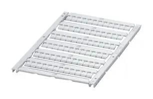 TERMINAL BLOCK MARKER, PC, WHITE, PK10 828744