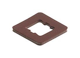 FLAT GASKET, EPDM, RECTANGULAR CONN GDS 307-4