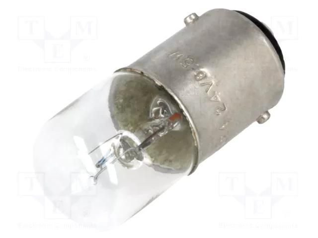 Accessories: bulb; bayonet; BA15D; 24VDC; SL7; signalling column EATON ELECTRIC SL7-L24