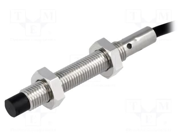 Sensor: inductive; OUT: PNP / NO; 0÷4mm; 10÷30VDC; M8; 2m; IP67 OMRON E2BS08LN04WPB12M