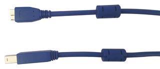 USB CORD, 3.0, A-MICRO B PLUG, 0.5M, BLU MC002483