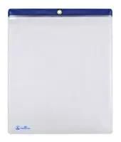 ESD SHOP TRAVELER W/ZIP, CLEAR/BLU, 10PK 34455